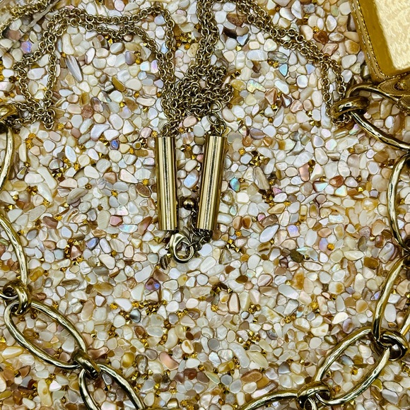 Chicos long length for necklace, flawless, two strand gold tone fall colors NWOT - Picture 8 of 10